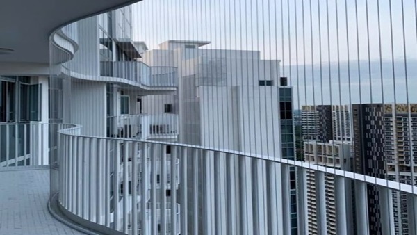 RSB safety net installation on a residential property